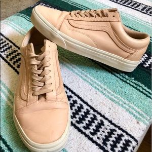 Vans VEGGIE TAN LEATHER OLD SKOOL DX